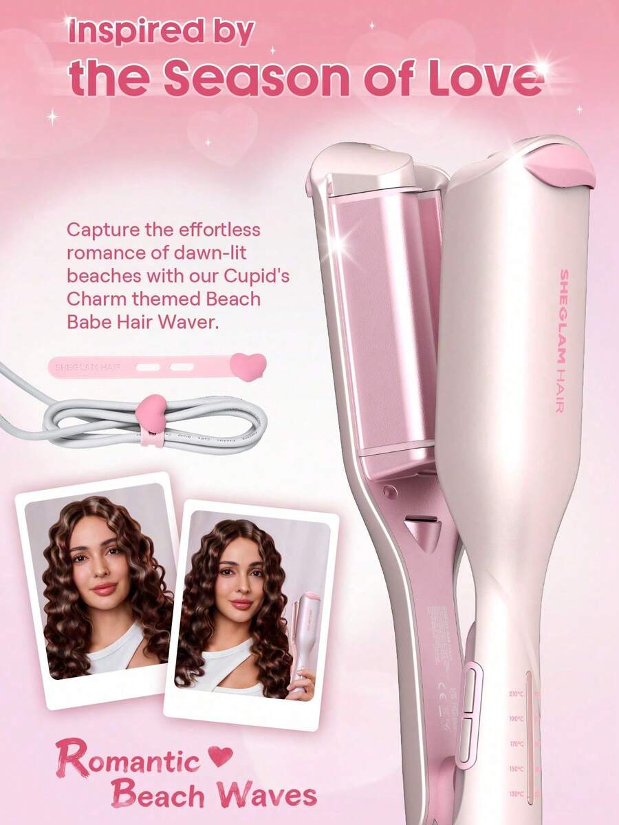 SHEGLAM HAIR Cupid's Charm Beach Babe Hair Waver