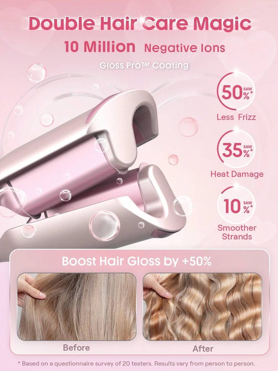 SHEGLAM HAIR Cupid's Charm Beach Babe Hair Waver