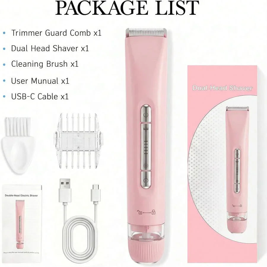 2 In 1 Women Electric Razor & Bikini Trimmer