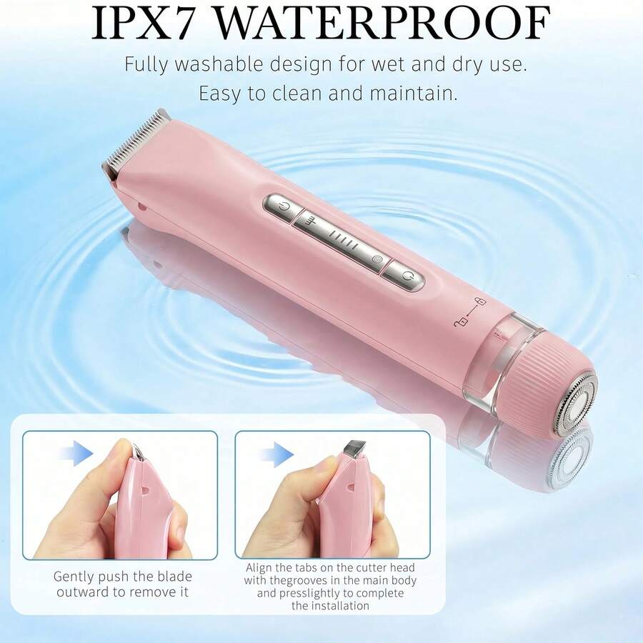 2 In 1 Women Electric Razor & Bikini Trimmer