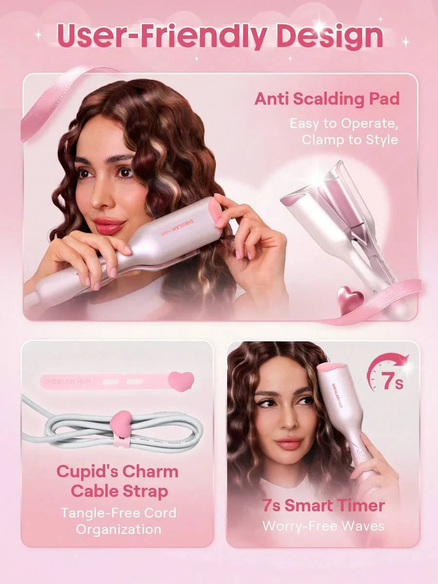 SHEGLAM HAIR Cupid's Charm Beach Babe Hair Waver