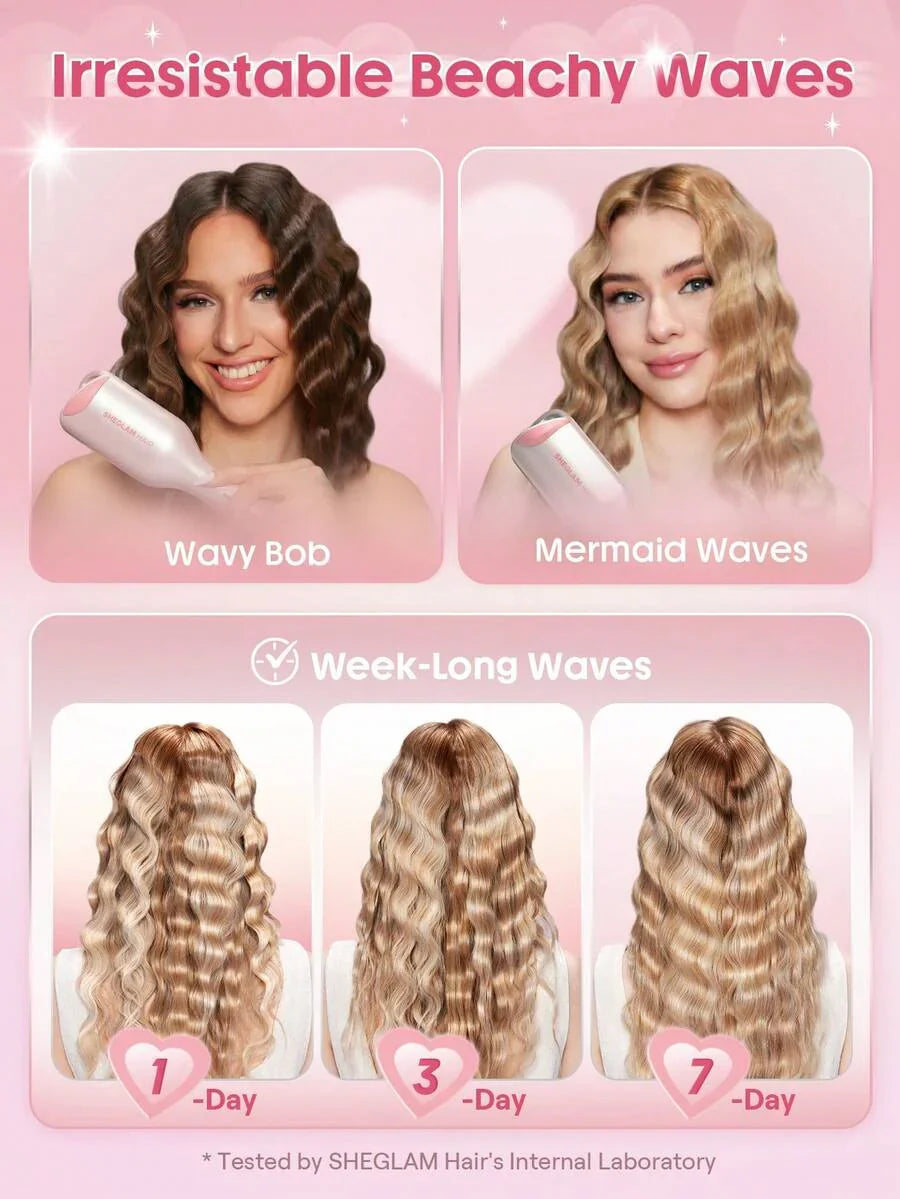 SHEGLAM HAIR Cupid's Charm Beach Babe Hair Waver