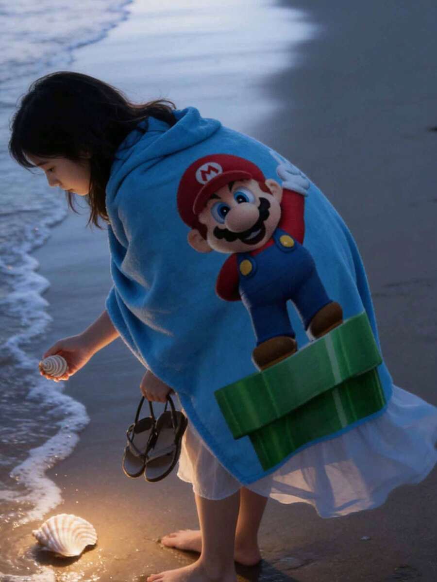 asmodee Mario Theme Beach Towels
