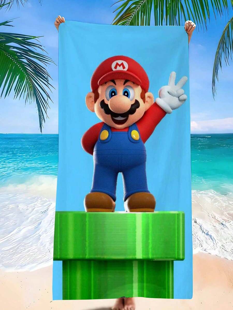 asmodee Mario Theme Beach Towels