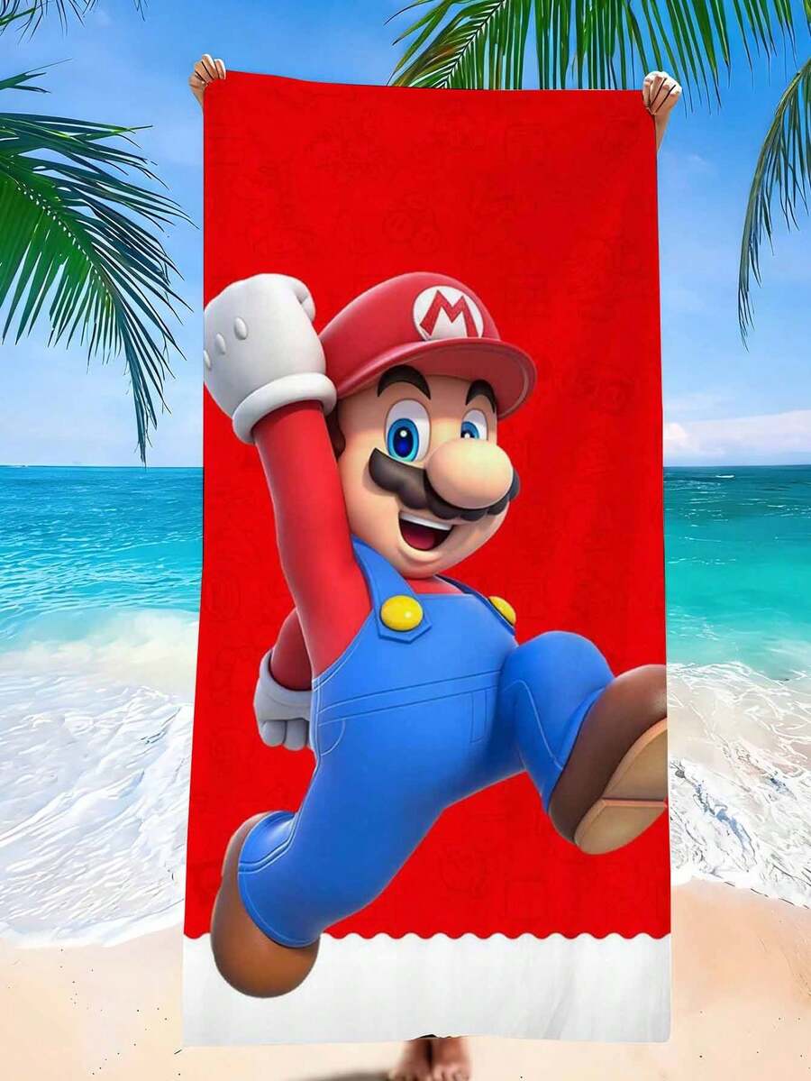 asmodee Mario Theme Beach Towels