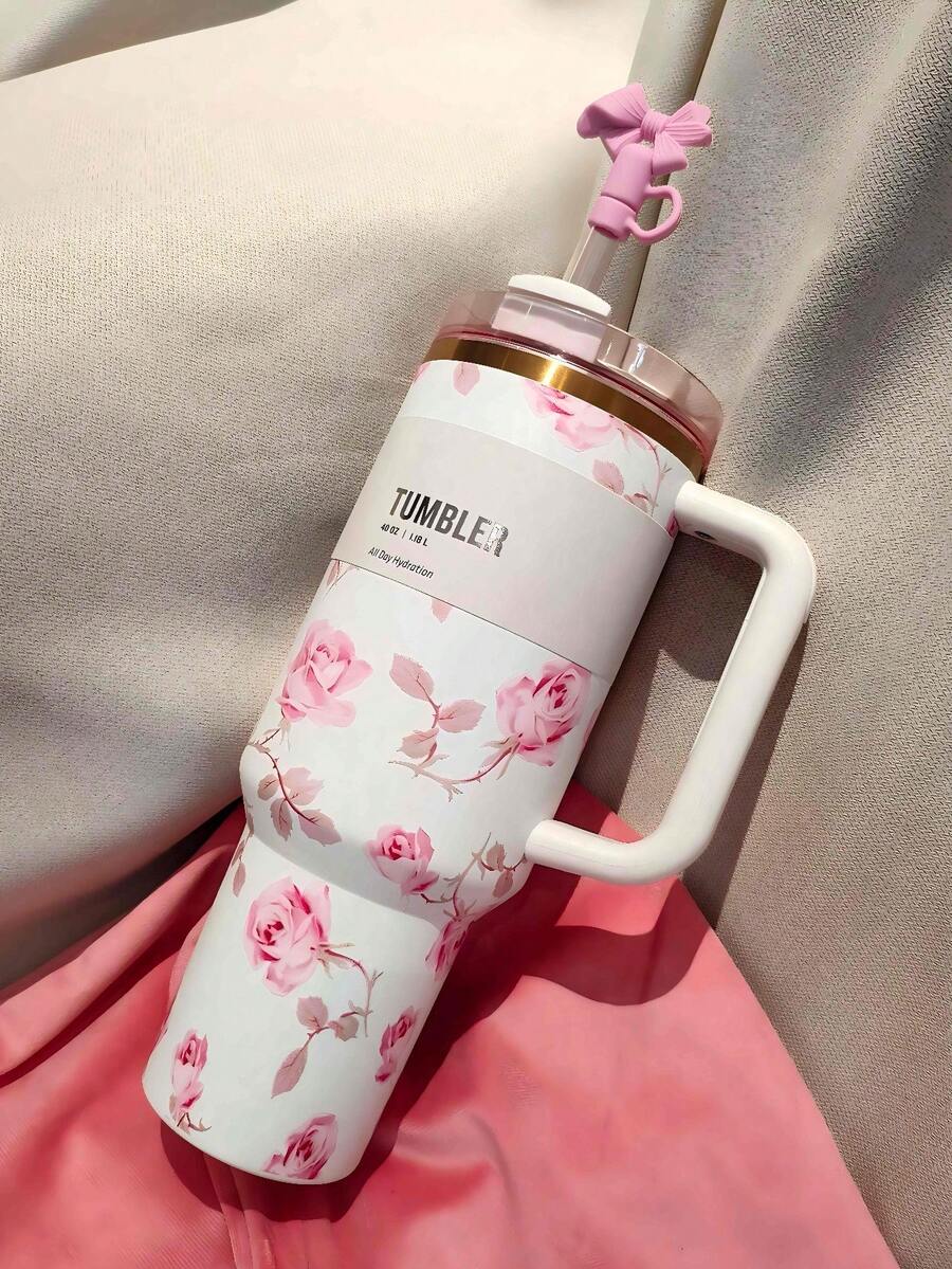 Stanley 40oz Romantic Flowers Printed Tumbler