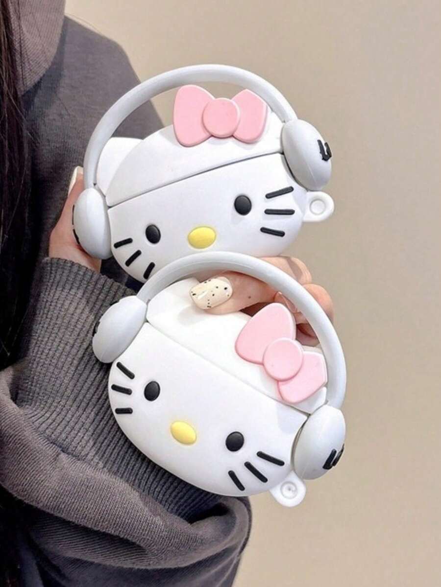 SANRIO Cute Musical KT Cat Bluetooth Earphone Case