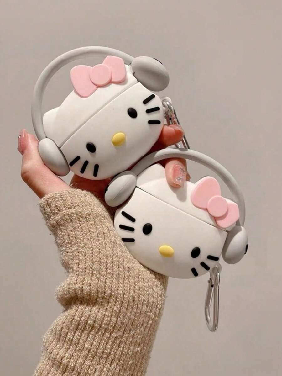 SANRIO Cute Musical KT Cat Bluetooth Earphone Case