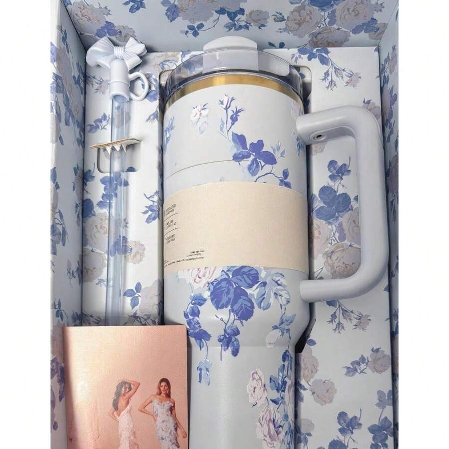 Stanley 40oz Romantic Flowers Printed Tumbler