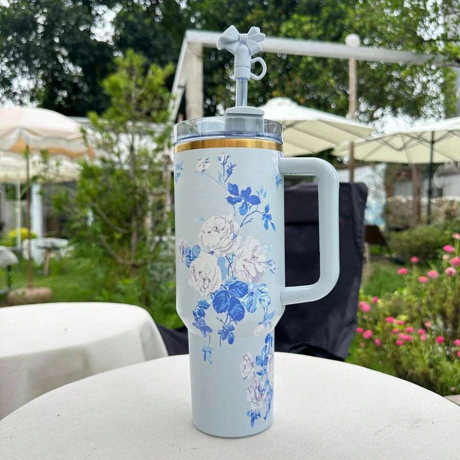 Stanley 40oz Romantic Flowers Printed Tumbler