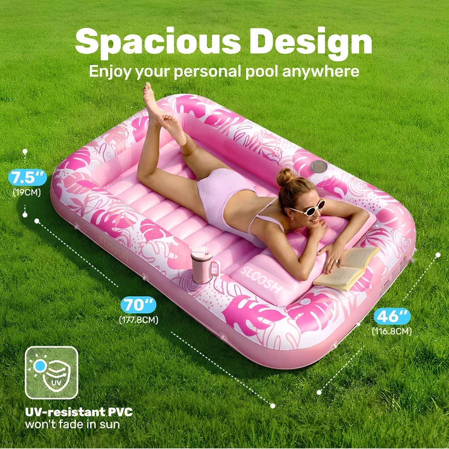 Water Hammock For Adults 4 In 1 Inflatable Pool Float