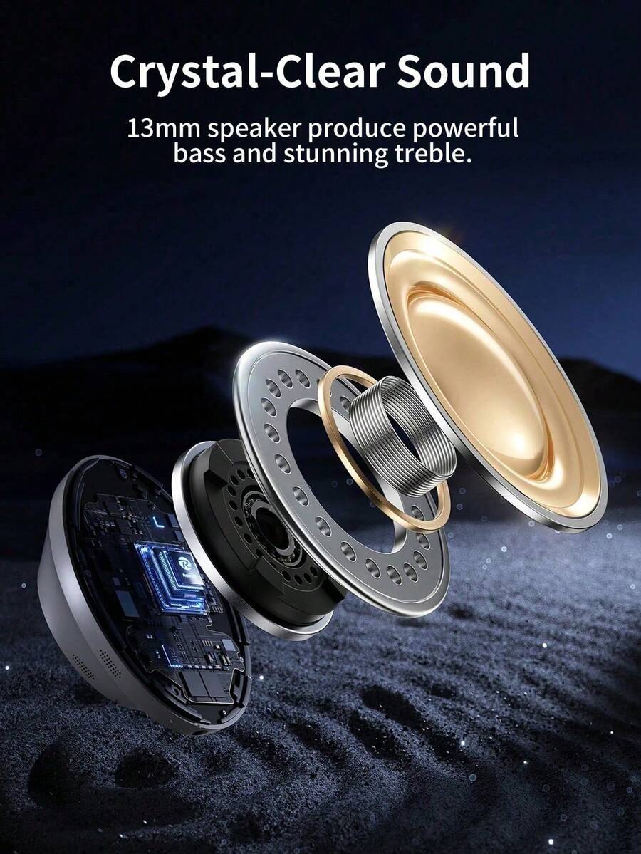 Pro 2 Bluetooth Earphones, Bluetooth 5.3 Wireless Earbuds With Noise Cancelling