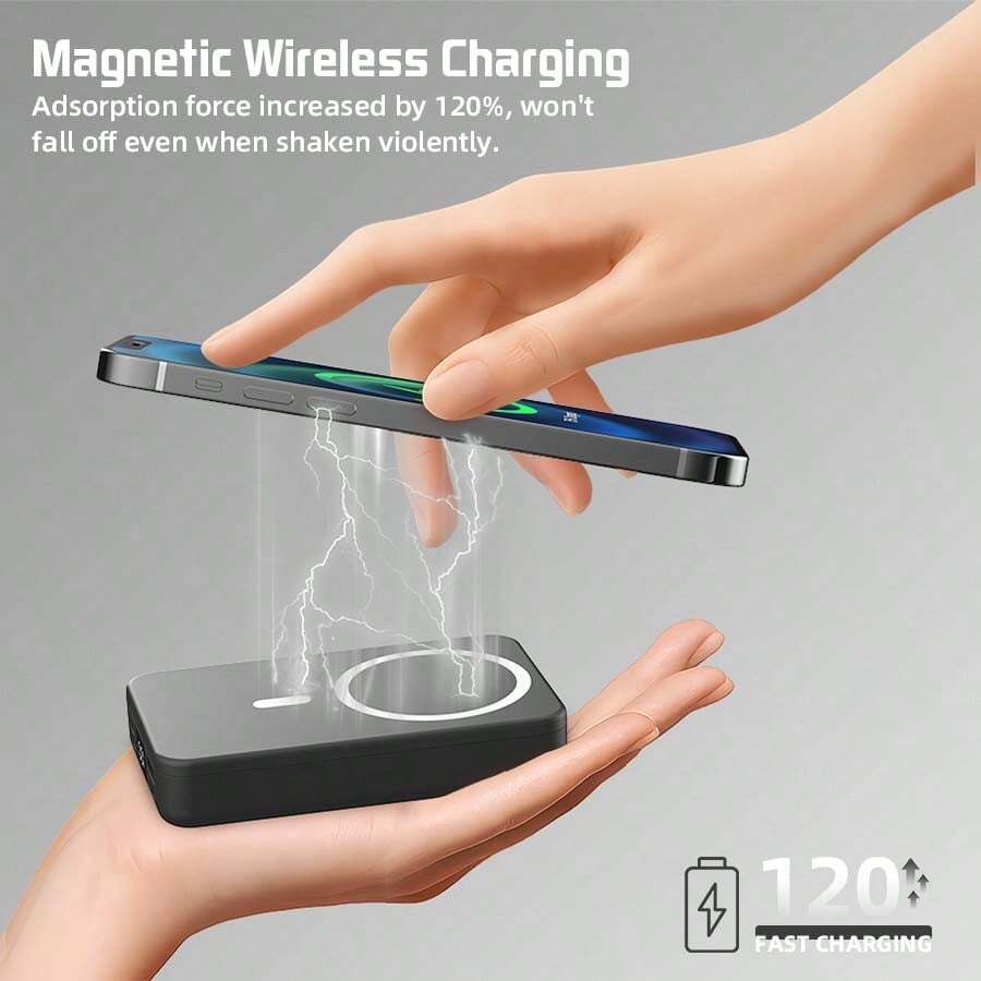 GAWFOLK Pink 10000mAh Power Bank With Stand