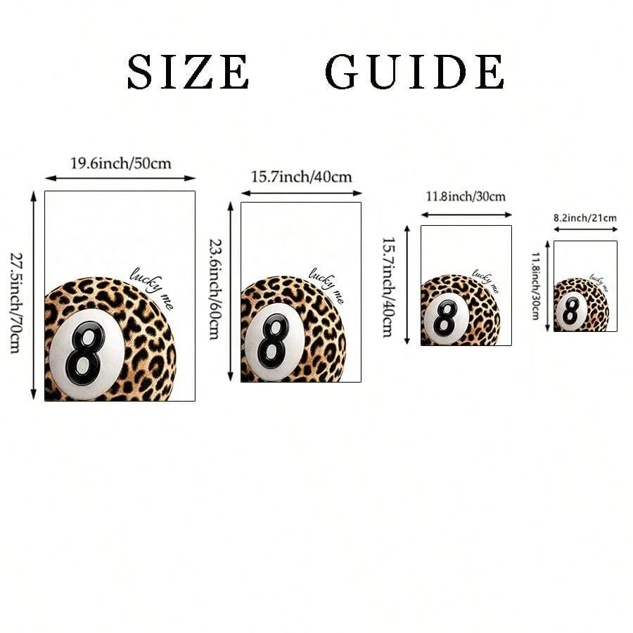 Leopard Cheetah Mural Decorative Canvas Painting Pink Fashion