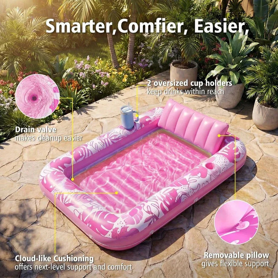 Water Hammock For Adults 4 In 1 Inflatable Pool Float