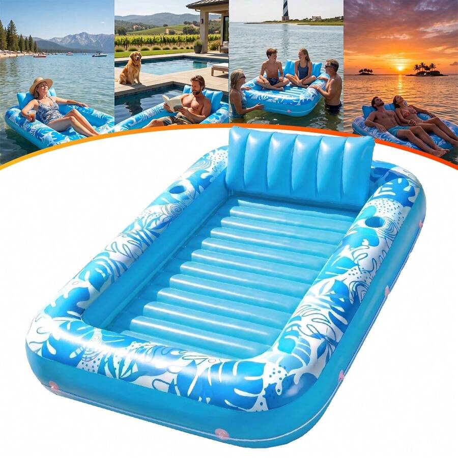 Water Hammock For Adults 4 In 1 Inflatable Pool Float