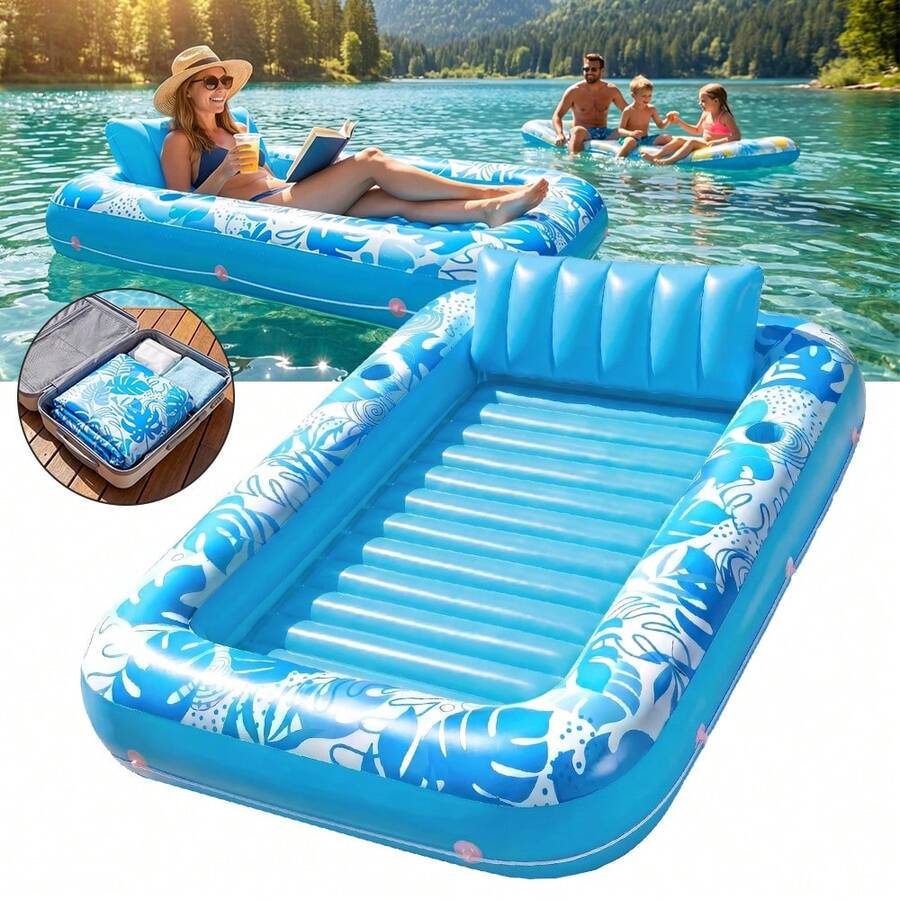 Water Hammock For Adults 4 In 1 Inflatable Pool Float
