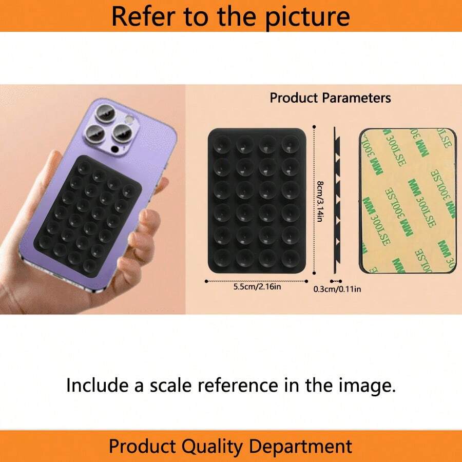 Suction Cup Phone Holder Set Silicone Phone Holders