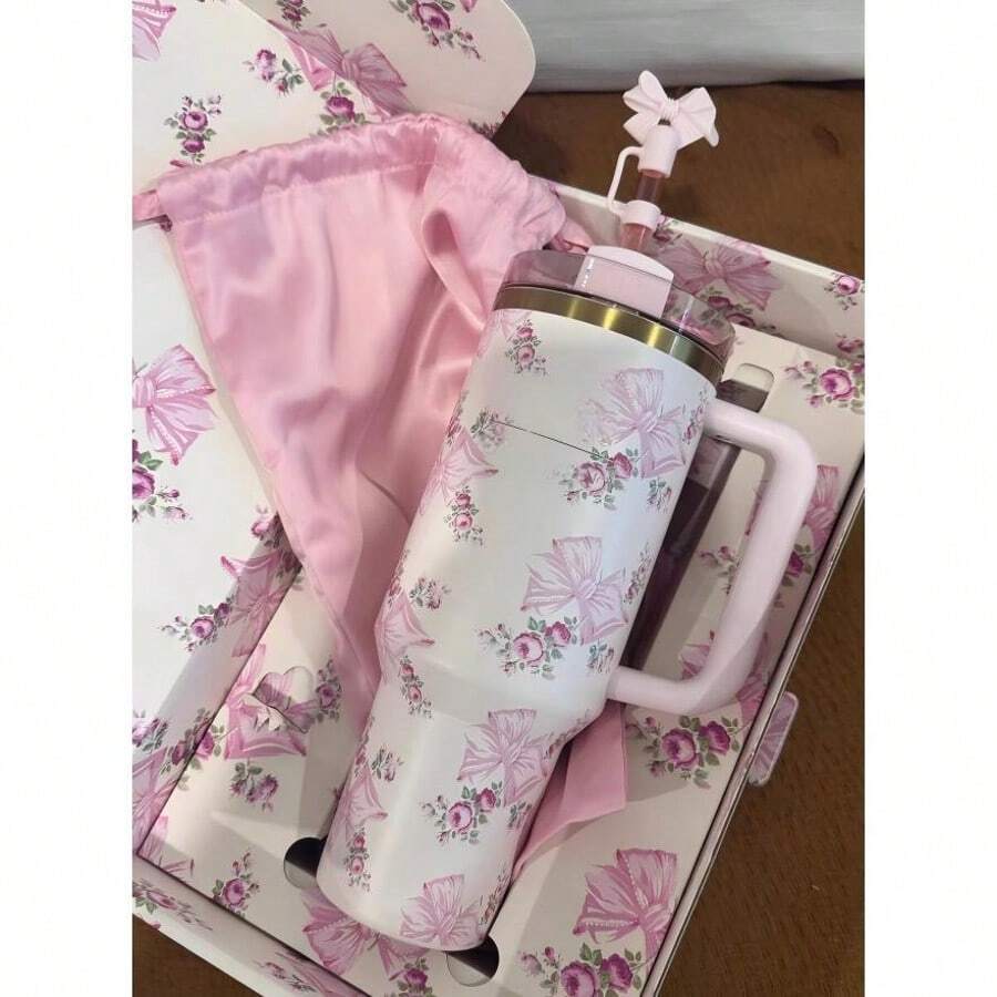 Stanley 40oz Romantic Flowers Printed Tumbler