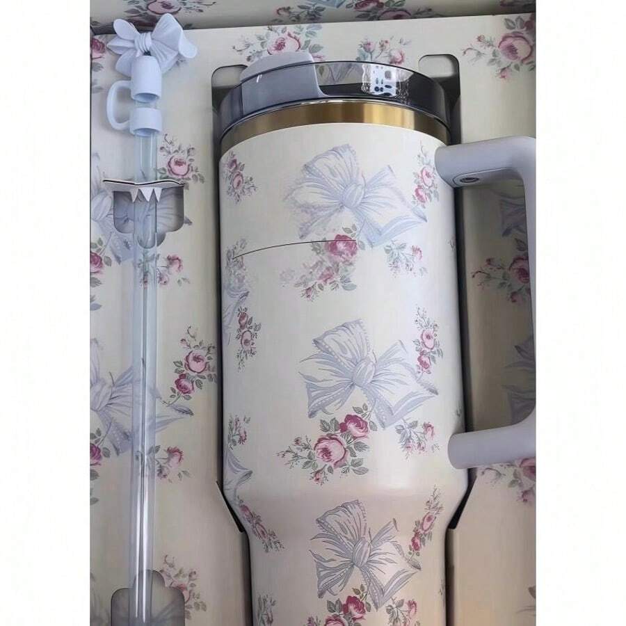 Stanley 40oz Romantic Flowers Printed Tumbler
