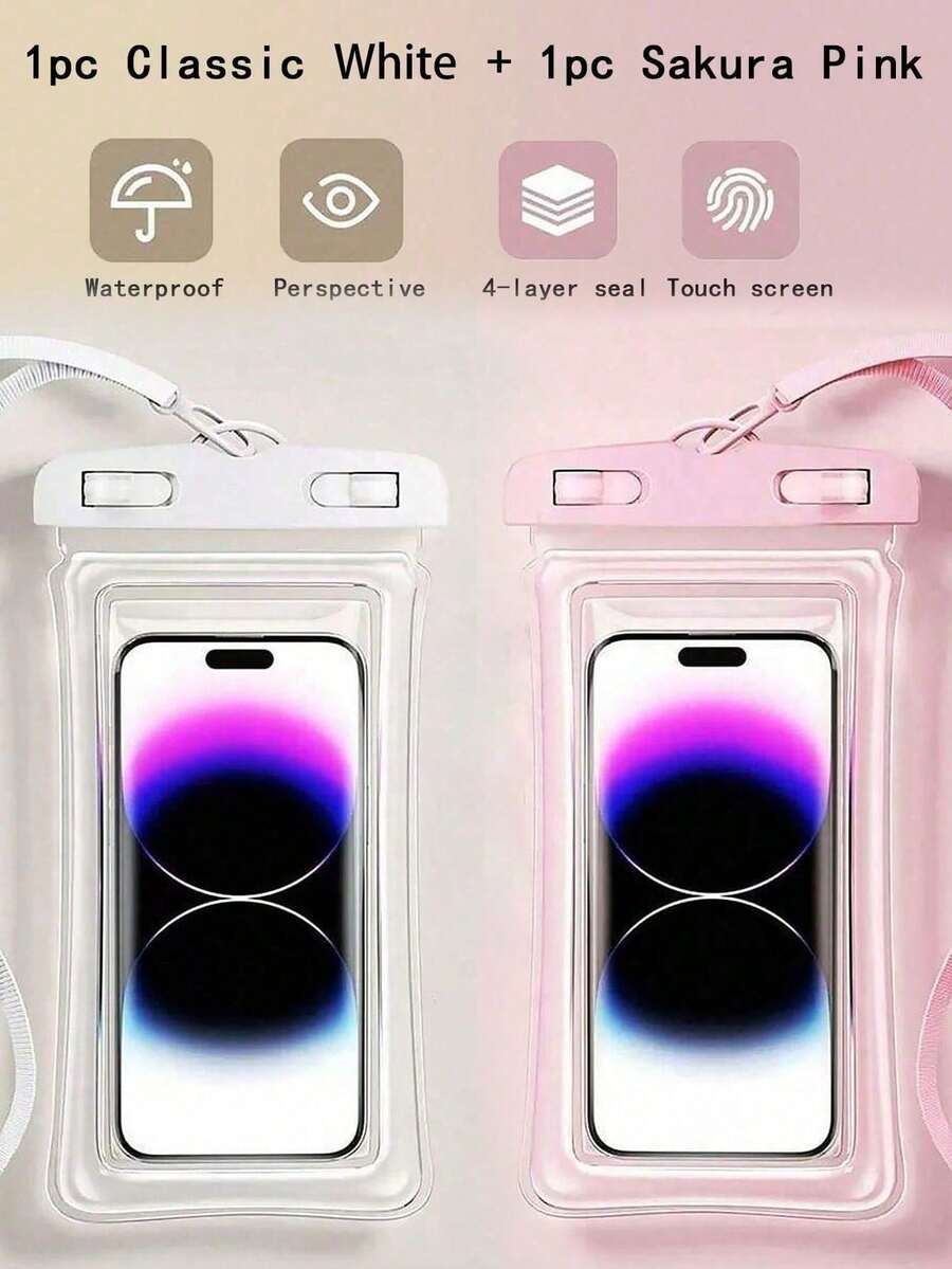 2pcs Waterproof Diving Phone Pouch