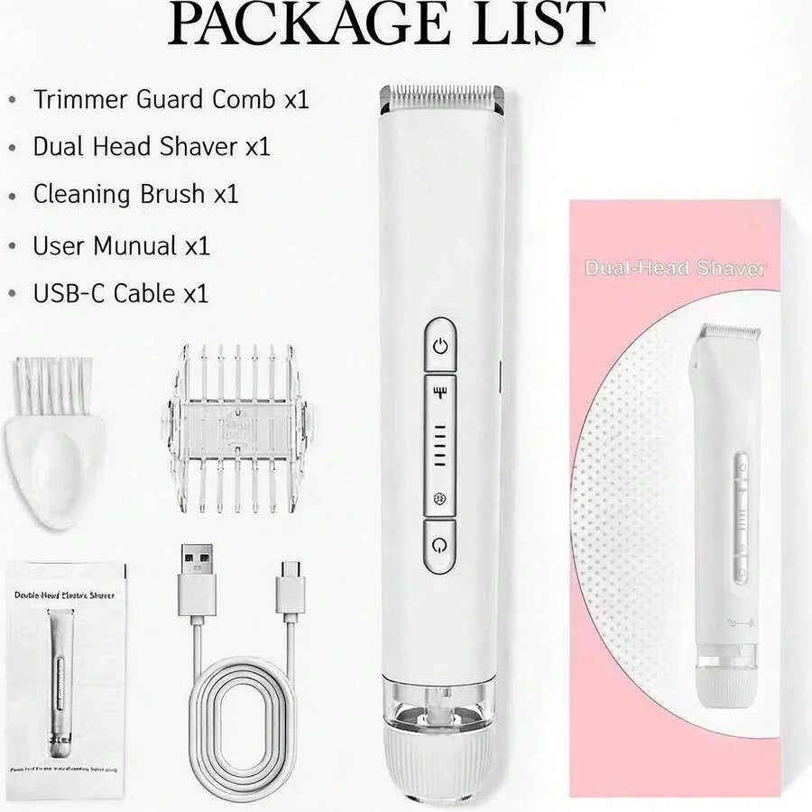 2 In 1 Women Electric Razor & Bikini Trimmer