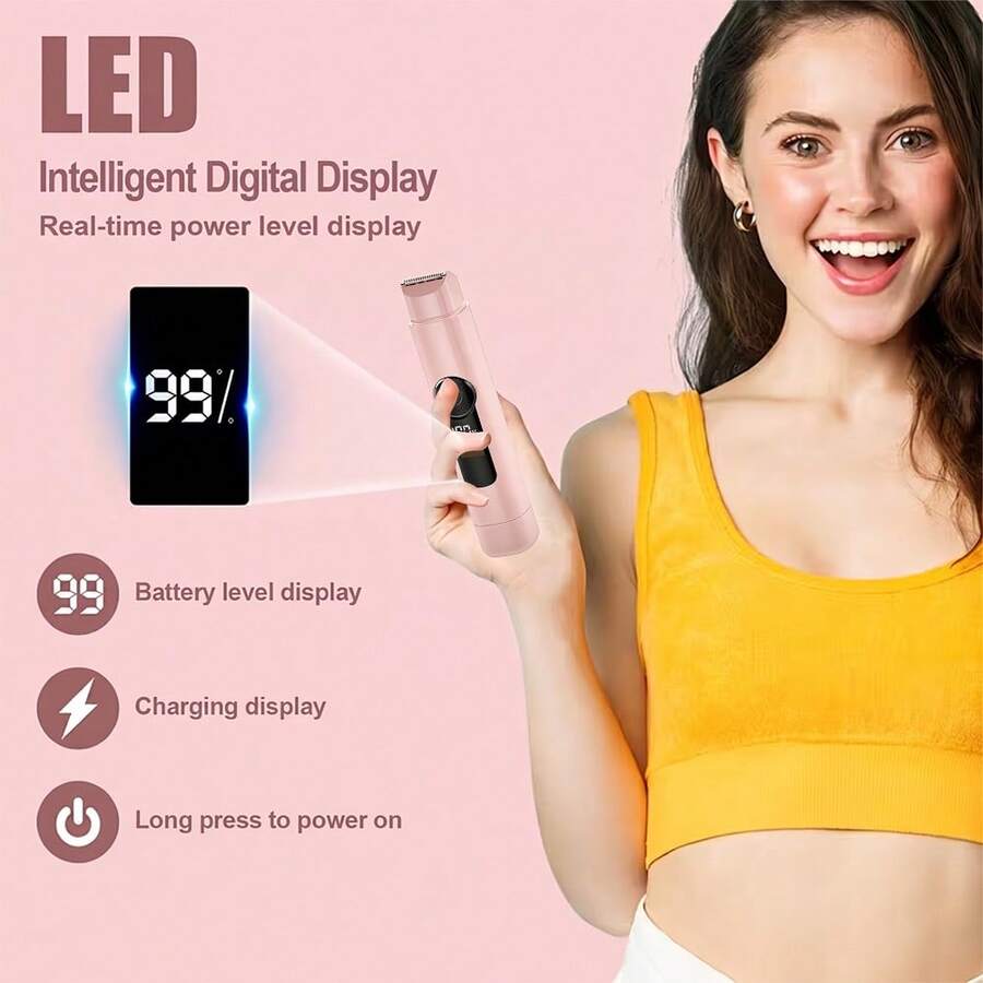 2 In 1 Women Electric Razor & Bikini Trimmer