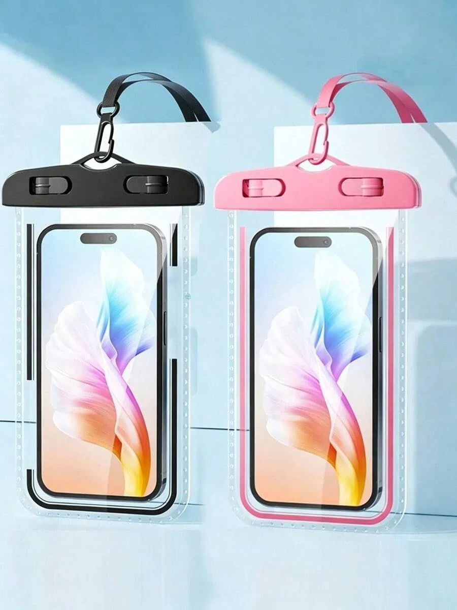 PVC Waterproof Phone Pouch With Lanyard