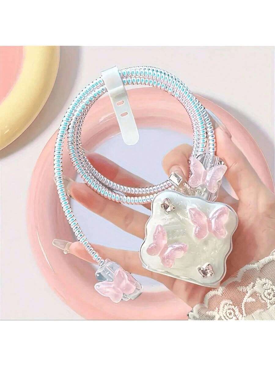 3D Bowknot/Heart/Star Charger Protector Case