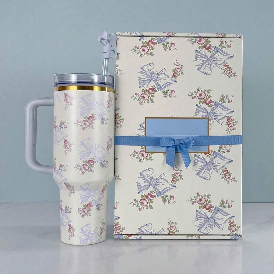 Stanley 40oz Romantic Flowers Printed Tumbler