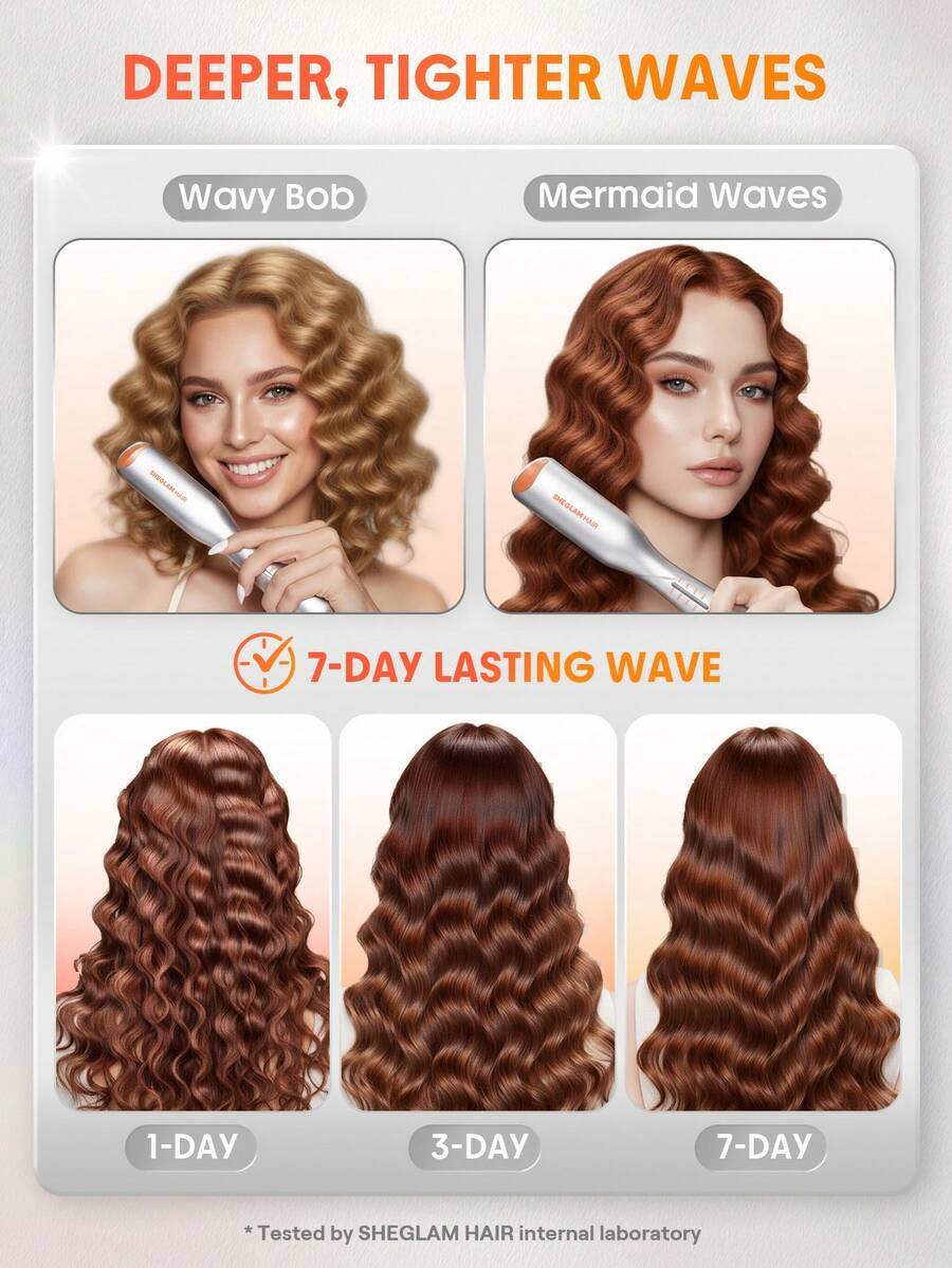 SHEGLAM HAIR Cupid's Charm Beach Babe Hair Waver