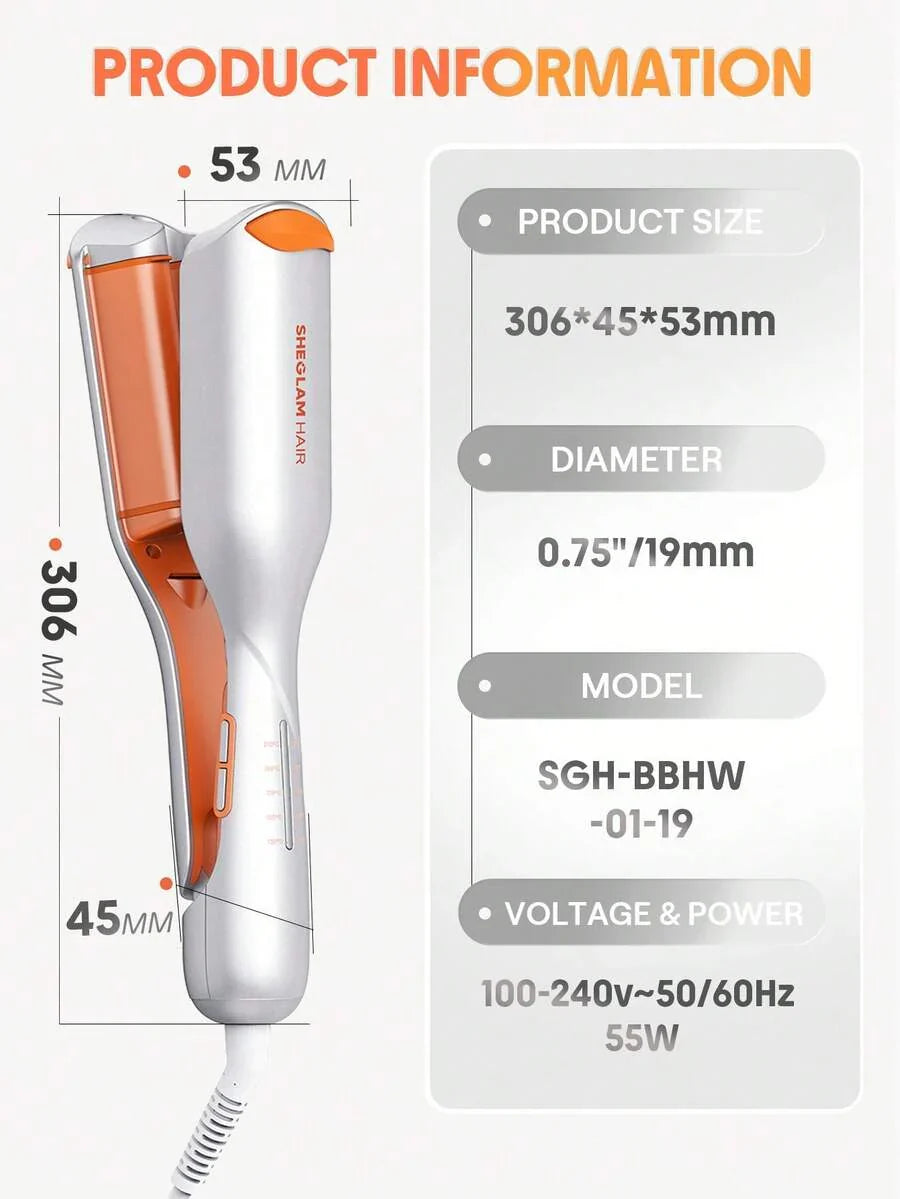 SHEGLAM HAIR Cupid's Charm Beach Babe Hair Waver