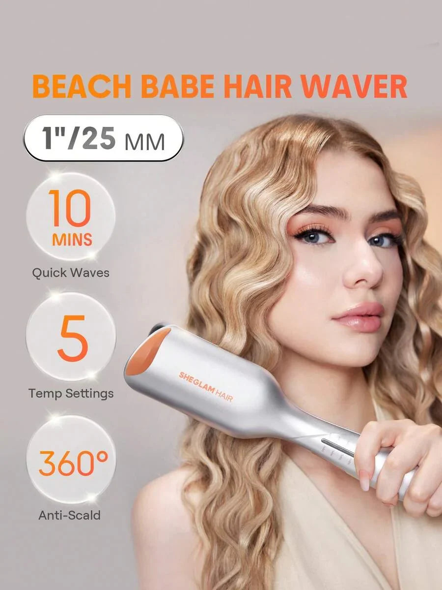 SHEGLAM HAIR Cupid's Charm Beach Babe Hair Waver