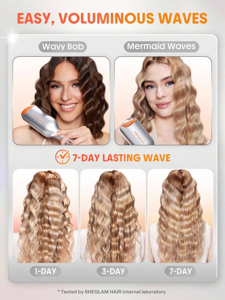 SHEGLAM HAIR Cupid's Charm Beach Babe Hair Waver