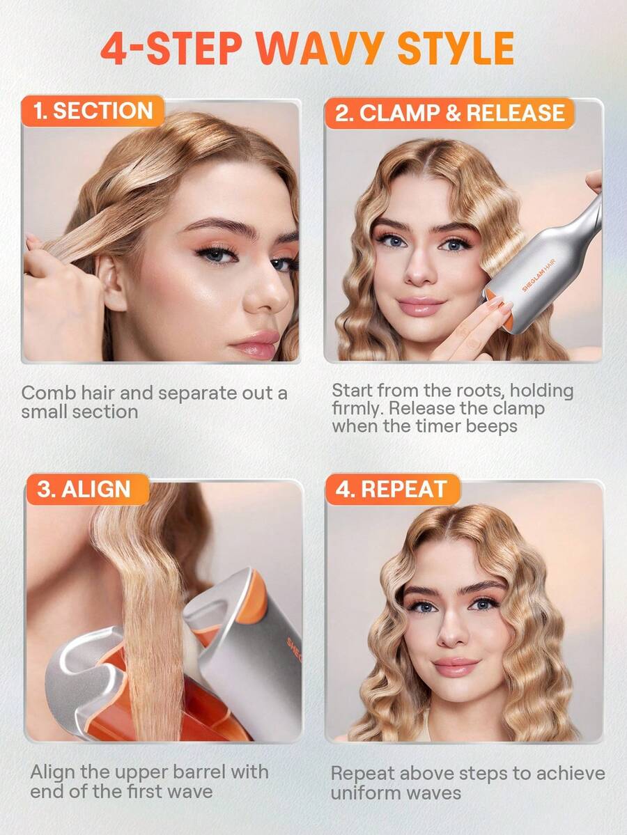 SHEGLAM HAIR Cupid's Charm Beach Babe Hair Waver