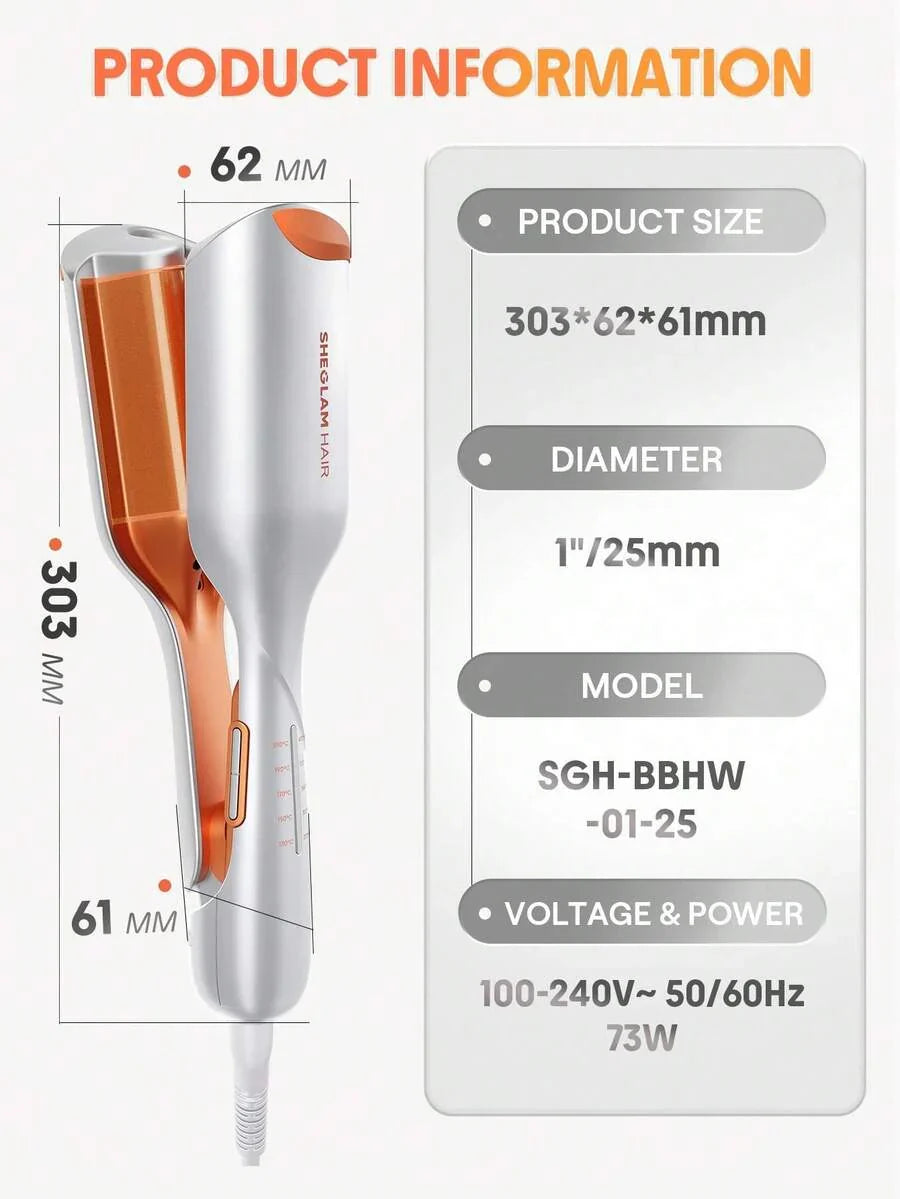 SHEGLAM HAIR Cupid's Charm Beach Babe Hair Waver