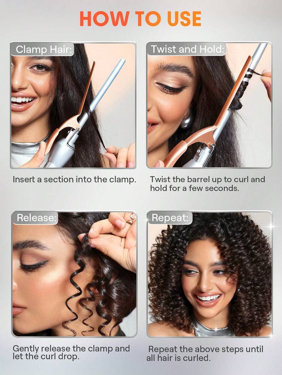 SHEGLAM HAIR Curling Iron,Curling Iron