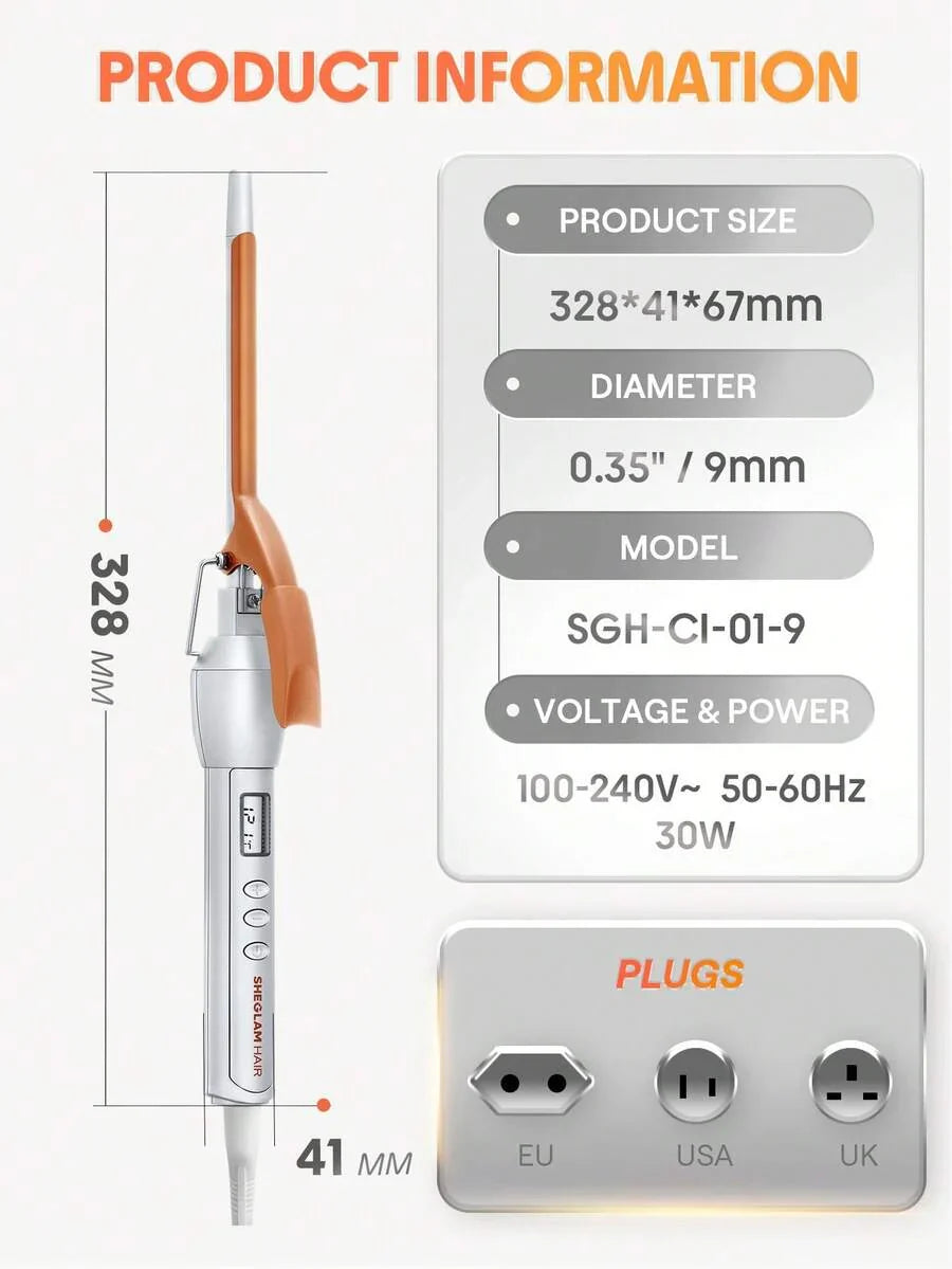 SHEGLAM HAIR Curling Iron,Curling Iron