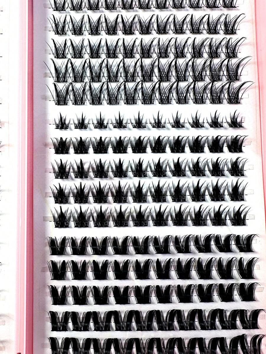 32pcs/10pcs C-Curl Flirty Fairy False Eyelash Clusters