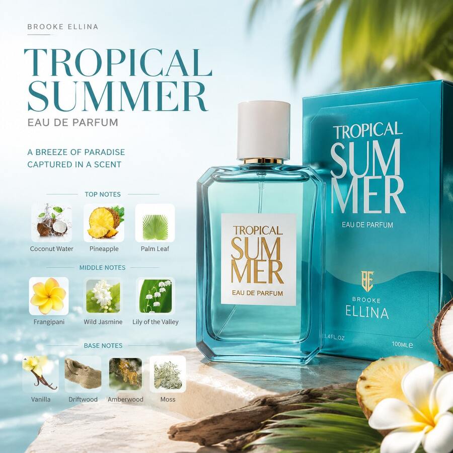 AIR FUSION TROPICAL SUM MER 3.4 Fl Oz Women's EDP Dua