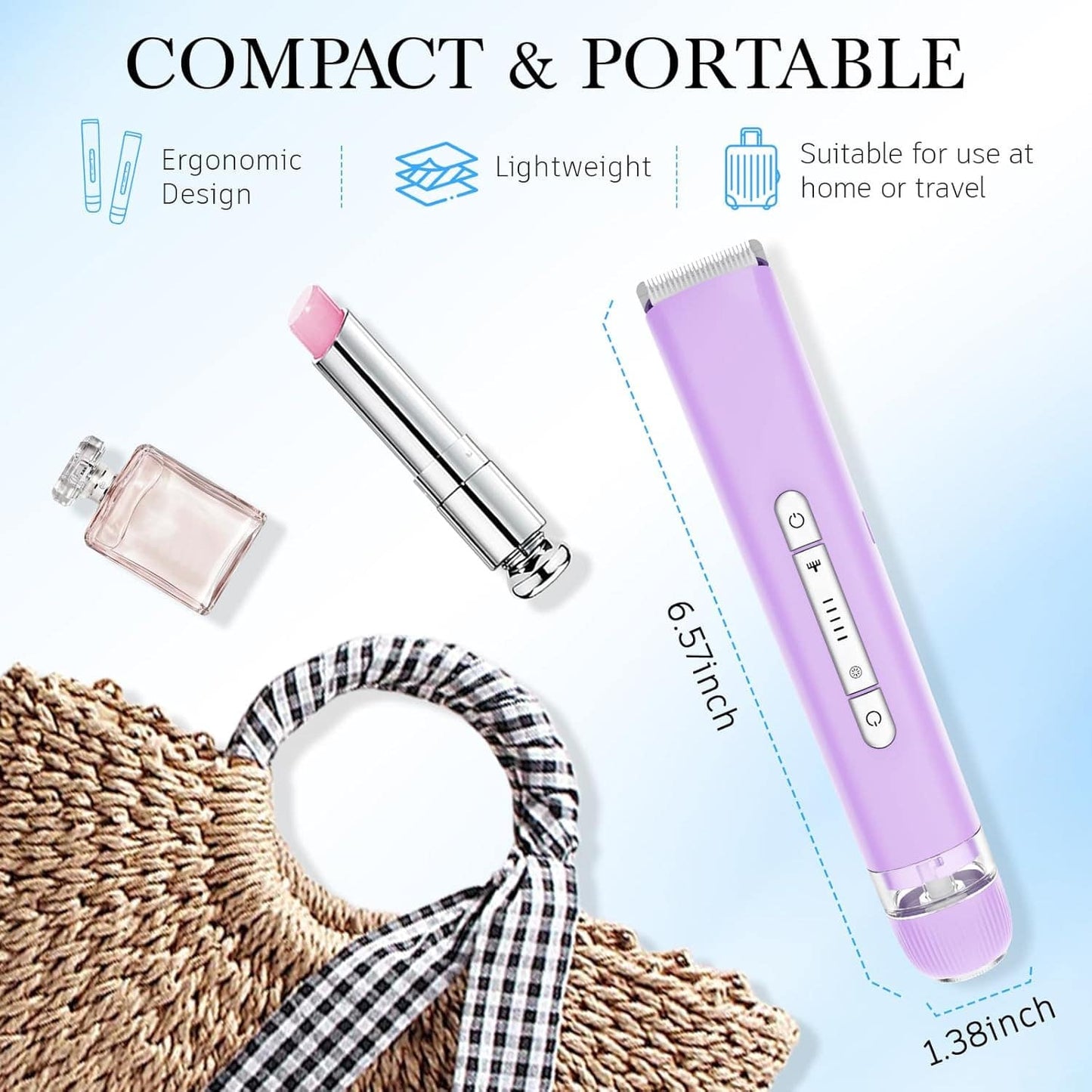 2 In 1 Women Electric Razor & Bikini Trimmer