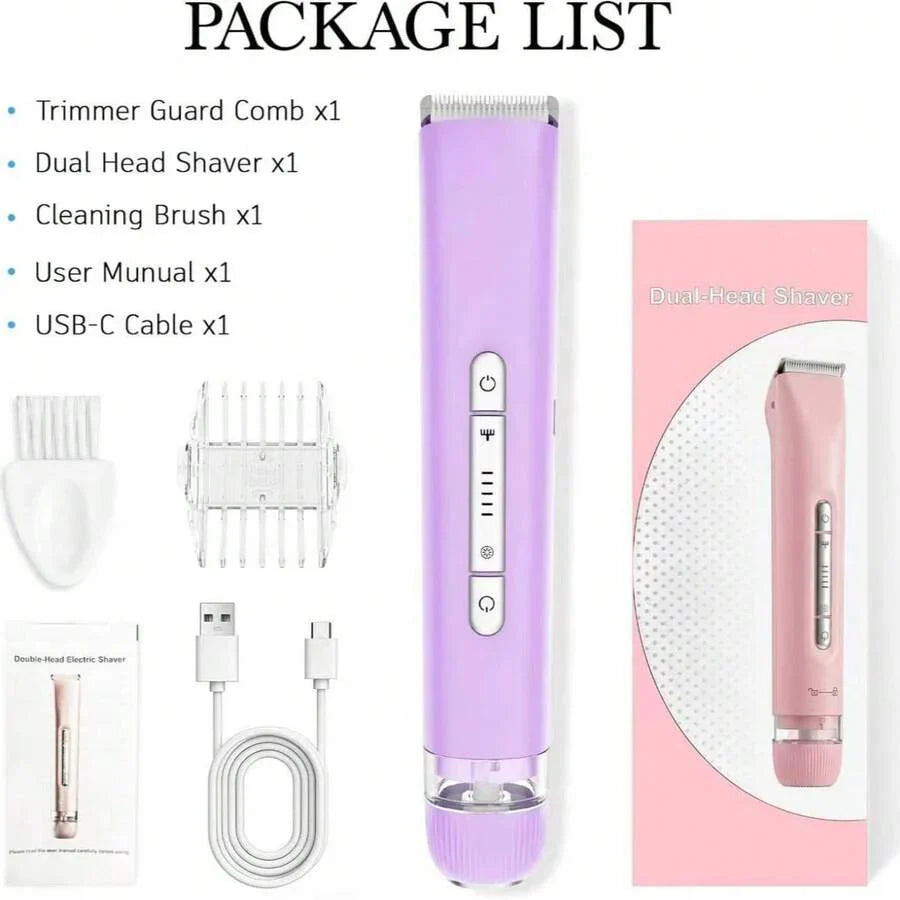 2 In 1 Women Electric Razor & Bikini Trimmer