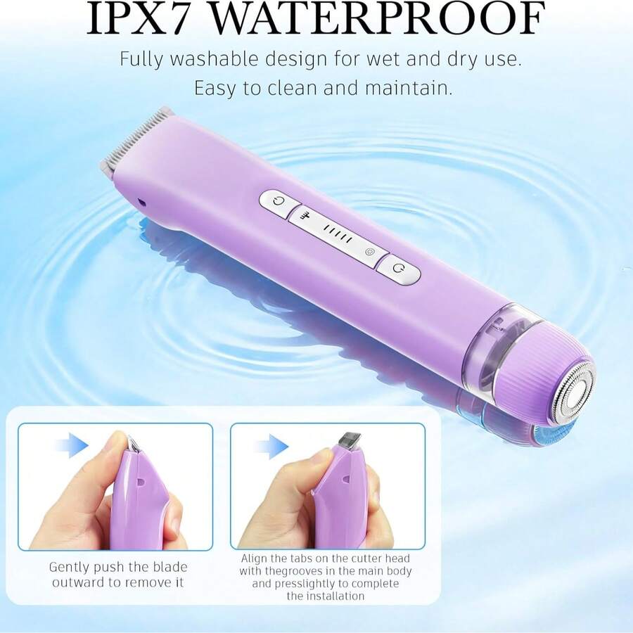 2 In 1 Women Electric Razor & Bikini Trimmer
