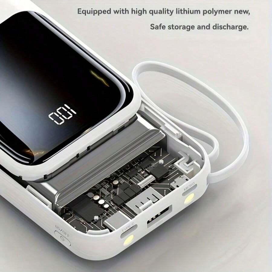 GAWFOLK 10000mAh Portable Power Bank - PD20W Fast Charging