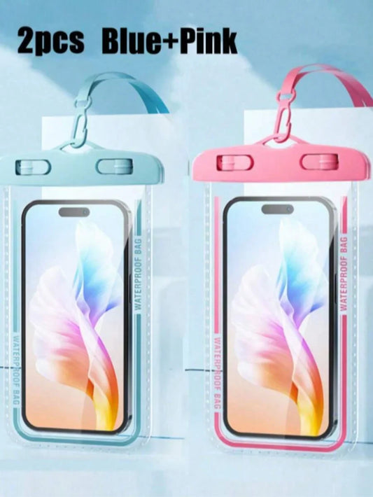 2pcs Waterproof Diving Phone Pouch