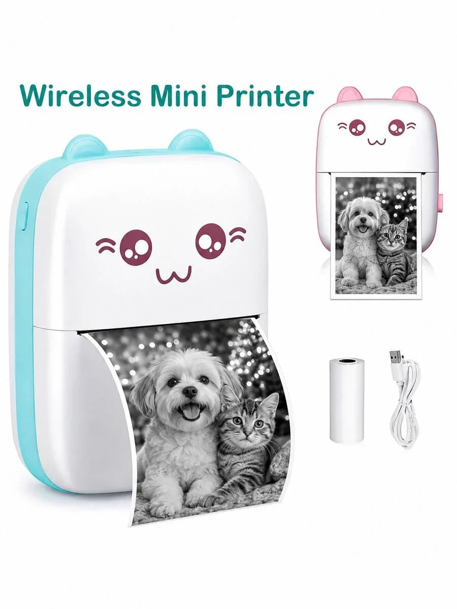 SOKANY 1pc Mini Portable Thermal Printer