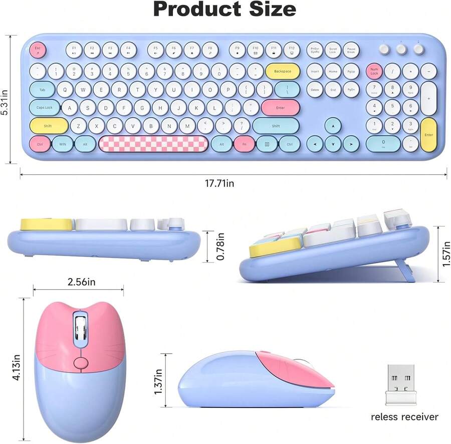 MOFII Zero 2.4G Wireless Keyboard & Mouse Set