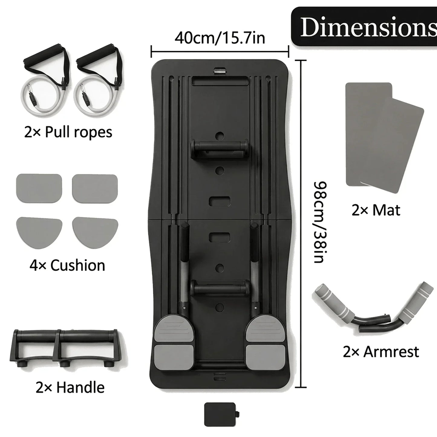 Pilates Board - Pilates Reformer Set