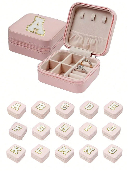 Personalized A-Z Travel Jewelry Box