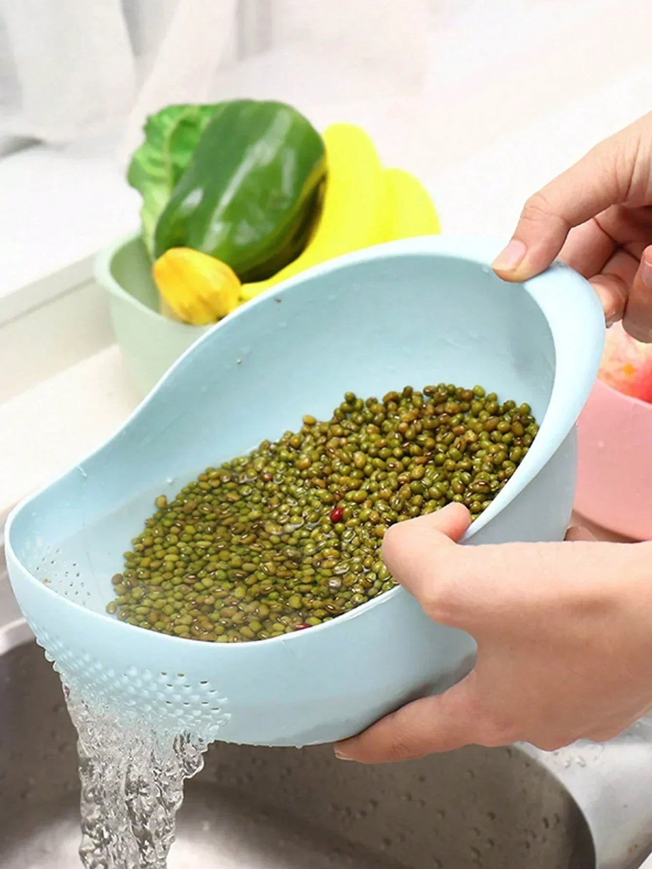 Plastic Rice Washer Strainer